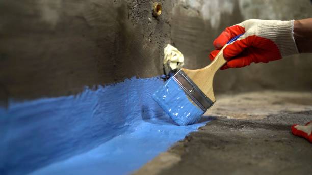 Commercial Foundation Crack Repair project at a Greens Fork, IN business property by SJ Waterproofing Pros
